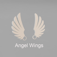 angel_wings-final.png Fichier STL Boucles d'oreilles AngelWings (gauche et droite)・Modèle à télécharger et à imprimer en 3D