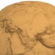 Earth-3D-Model---Rivers-and-Mountains-1.jpg Modelo STL de la Tierra impreso en 3D con ríos