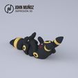 Umbreon-articulado-3dprint-pokemon-4.jpg Pokemon Umbreon Articulated