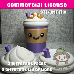 ToGo-Stash-Container-Commercial.png CUTE KAWAII TO GO COFFEE CUP STASH CONTAINER - COMMERCIAL USE