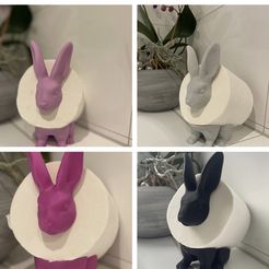 3C896631-937A-434C-A9ED-B8EFC9AC9B8B_1_105_c.jpeg Toilet roll holder "Floppy" Easter bunny bathroom, toilet roll holder WC, guest WC, spare roll holder, decoration, birthday present, Easter