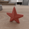 HighQuality3.png 3D Star Christmas Ornament with 3D Stl Files & Christmas Decor, Ornament Art, 3D Print File, Christmas Gift, Tree Ornament, 3D Printing