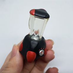 Miniature dollhouse kitchen blender