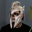 06.png 3D file Dragon Helmet・3D print design to download