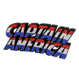 5.png 3D MULTICOLOR LOGO/SIGN - Captain America (Comic Book)