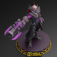 55.png ROGER CYBORG WEREWOLF SKIN MOBILE LEGENDS FAN ART 3D STL