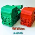 truck6.jpg Mechanical Racing Truck - print in place, no supports