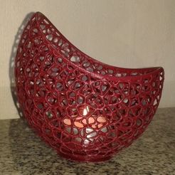 9b12bbd051ea4728c84e561551a91c10_preview_featured.jpg Free STL file Light Voronoi Candle・3D printable design to download