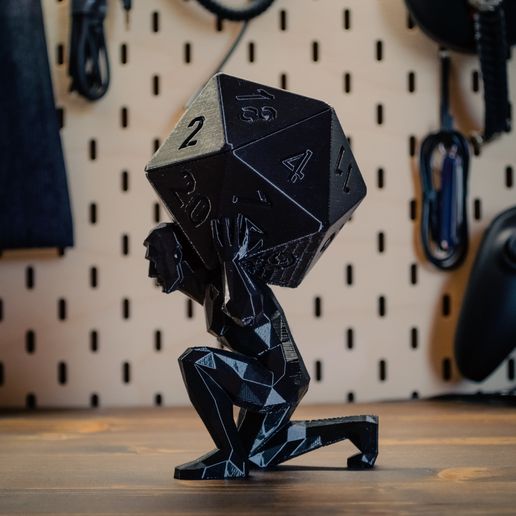DSC_0677.jpg Low-Poly D20 Atlas DnD Figure
