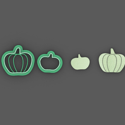 Screenshot_4.png STL file pumpkin-shaped polymer clay cutter・Template to download and 3D print, flordesign3d