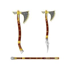 InShot_20220819_163713342.jpg 3D file Leviathan Axe With multiple Pommels | Kratos Axe | With Ohm Clasper | By CC3D・3D printer model to download