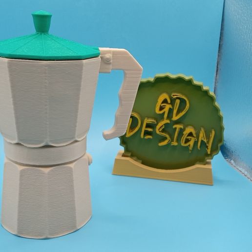Coffee Percolator 2 stash Boxes Weed, Jewelry And Coins - 3D model önizlemesi