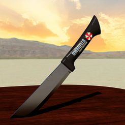IMG_20200102_143405.jpg Archivo STL gratis Machete maligno residente・Objeto para impresora 3D para descargar