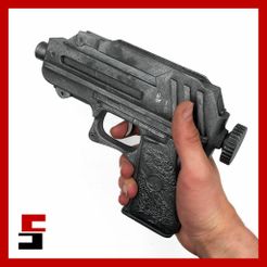 Sliceables-3D-model.jpg DC17 Hand Blaster Star Wars Prop Replica Cosplay Gun Weapon
