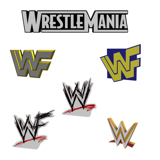 Wwe logos on sale
