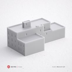 1.jpg Download free STL file 3D Print miniature building RB-US-NY-047 • 3D printable template, 3DMill