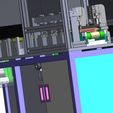 000015.jpg Automatic Li-Battery Mobile Battery Sticker Labeling Machine 3D CAD Model