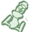 Pato_pocoyo - copia.png Little duck cookie cutter