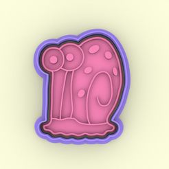 photo1642972890-4.jpeg STL file COOKIE CUTTER GARY (SPONGEBOB) - COOKIE CUTTER GARY (SPONGEBOB)・3D printable model to download