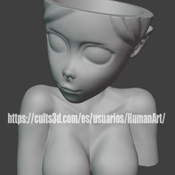 1.png STL file POT TORSO WOMAN・3D print model to download