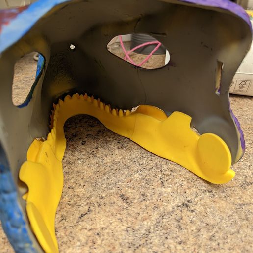 Descargar archivo STL Raptor dino mask • Objeto imprimible en 3D ・ Cults