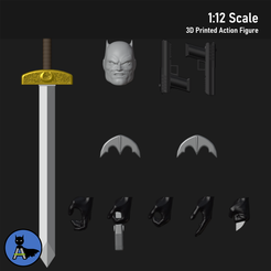 1:12 Scale SPM e CPM Tey Vigilante Bat Accessories Pack