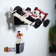 5.jpg Gecko Bricks Wall Mount for McLaren MP4/4 & Ayrton Senna 10330