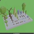 render-2.jpg Trees and stones low poly
