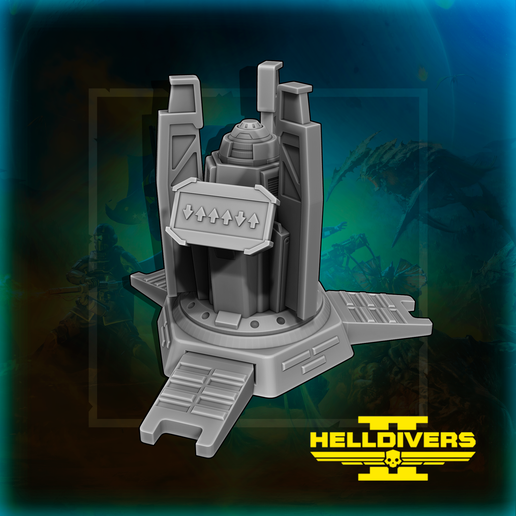 Stl file helldivers 2 hellbomb stratagem design to download and 3d