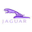 jaguar logo_stl.stl jaguar hood ornament