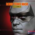 Robin_Titans_Mask_3d_print_model_02.jpg Robin Titans Mask - Titans TV Series Cosplay