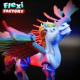 Dan-Sopala-Flexi-Factory_Pegasus3.jpg Flexi Factory Pegasus, Unicorn, Horse and Alicorn