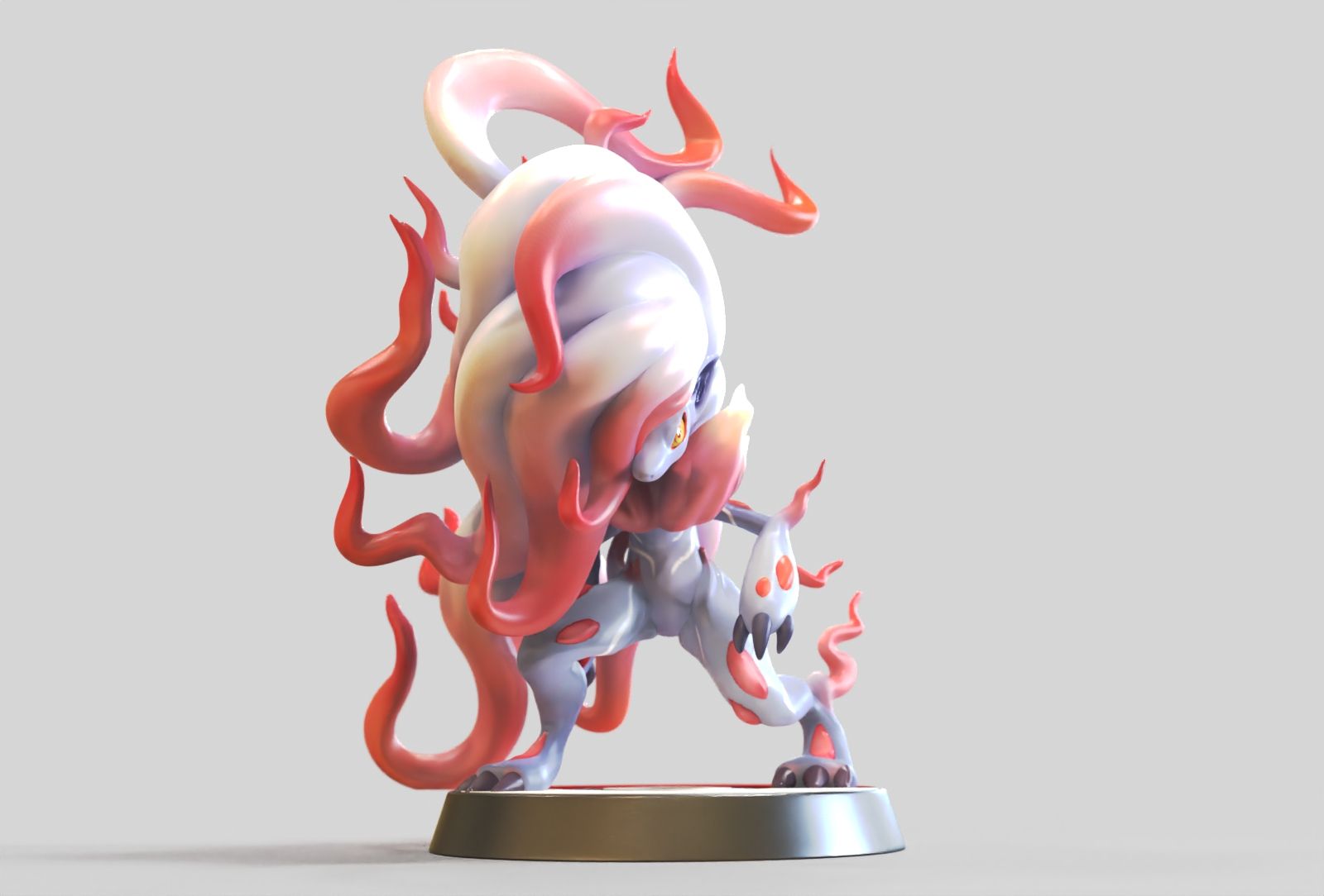 Descargar Archivo Stl Hisuian Zoroark Fan Art PokÉmon Figurine