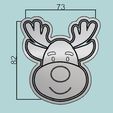 CaritaRenoNarizon.jpg Rudolph Rudolph Nose Reindeer Cutter.