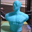ssf.jpg 3D file Spiderman Bust - Easy print, no supports.・3D printing template to download, Geoffro