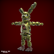 1.png SPRINGTRAP FIVE NIGHTS AT FREDDY'S / PRINT-IN-PLACE WITHOUT SUPPORT
