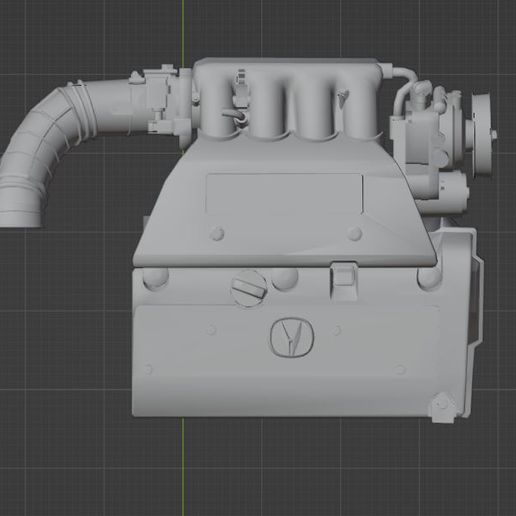 🚗 K20 Engine Block・ STL File for 3D printing・Cults