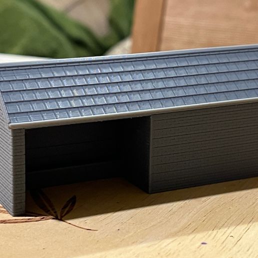 thumbnail_IMG_4398.jpg Model Railway Double Sided Platform Waiting Room