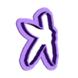 K_Ucase.stl naruto - alphabet font - cookie cutter