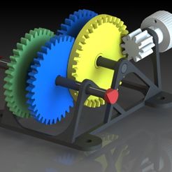 PhotoView.jpg Fichier 3D Moto-réducteur - Maquette didactique・Modèle à télécharger et à imprimer en 3D