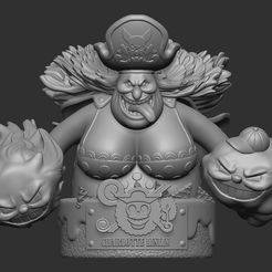 Screenshot_4.jpg Big Mom Charlotte Linlin Bust One Piece 3D print model 3D print model