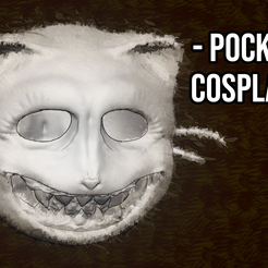 Thumb.png Fichier 3D Masque Cosplay PocketCat (Peur et Faim)・Design pour imprimante 3D à télécharger