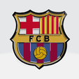 1200.png FC Barcelona 3D Logo 3D model