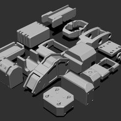 1.png Free 3D file Basic Kit-Bash Vol2・3D printing template to download