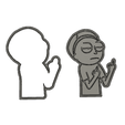 morty.png Rick and Morty cookie cutter