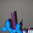 318546972_529377998876037_2292378969921627874_n.jpg Balloon Dog Miniature Straw Topper