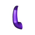 Aquarius_Large_Righthand.stl Aquarius Style Horn Set
