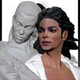 MJAngel_0000_Layer 7.jpg Michael Jackson with Angel Will You Be There live 3d print model