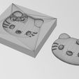 wf0.jpg Mold Hello Kitty onlay relief 3D print model