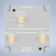 CRJ-Spoilers-Reverser-Panel-2.png CJR-Series Spoiler/Reverse Cockpit-Panel 3D Print Model